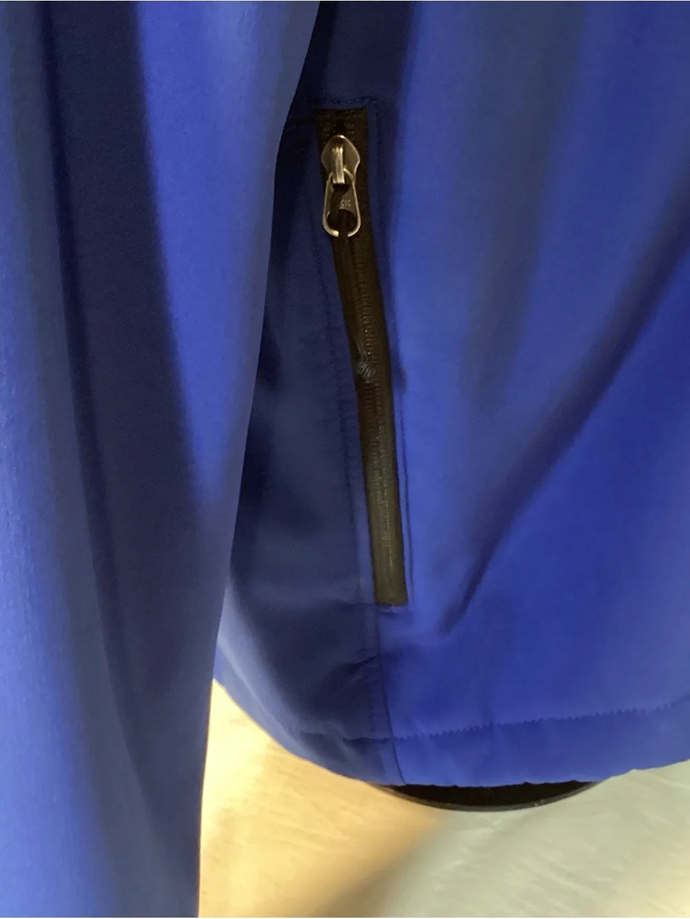 The North Face Men’s Polar Tech Windbloc Royal Blue Full-Zip Jacket Size Large